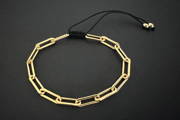 UNITED LINK T BRACELET GOLD FILLED