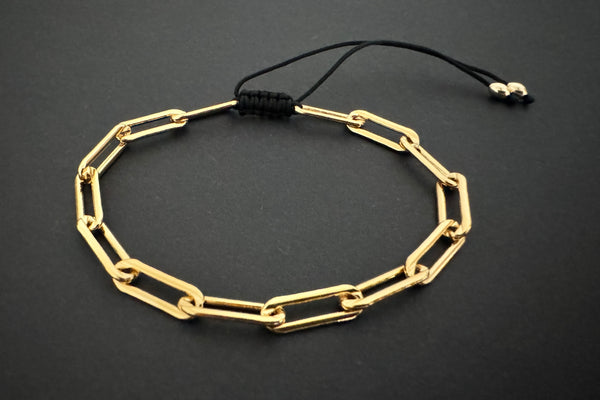 UNITED LINK T BRACELET GOLD FILLED