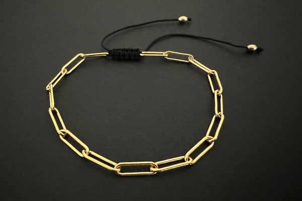 UNITED LINK T BRACELET GOLD FILLED