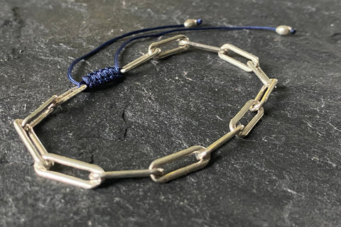 UNITED LINK T BRACELET STERLING SILVER