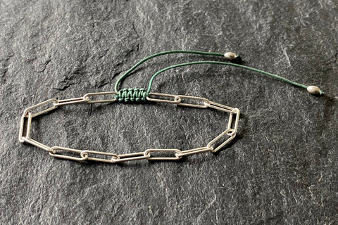 UNITED LINK M BRACELET STERLING SILVER