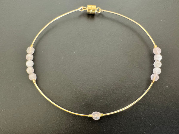 MAG SUN ROSE QUARTZ BRACELET