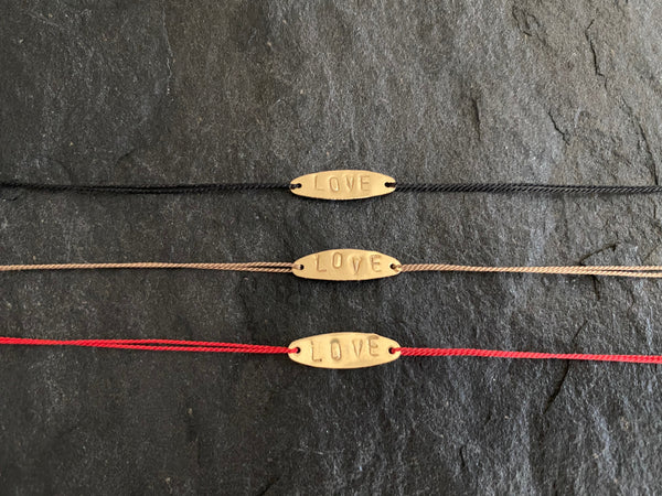 LOVE 14K GOLD BRACELET