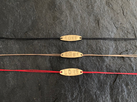 LOVE 14K GOLD BRACELET