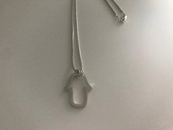 HAMSA BOX STERLING SILVER NECKLACE