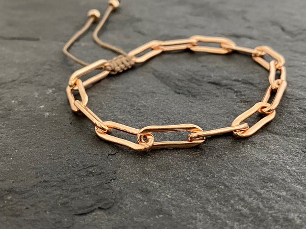 UNITED LINK ROSE GOLD FILLED