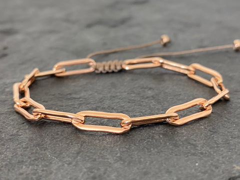 UNITED LINK ROSE GOLD FILLED