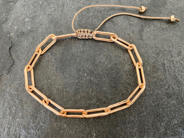 UNITED LINK ROSE GOLD FILLED