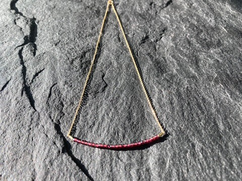 GARNET NECKLACE