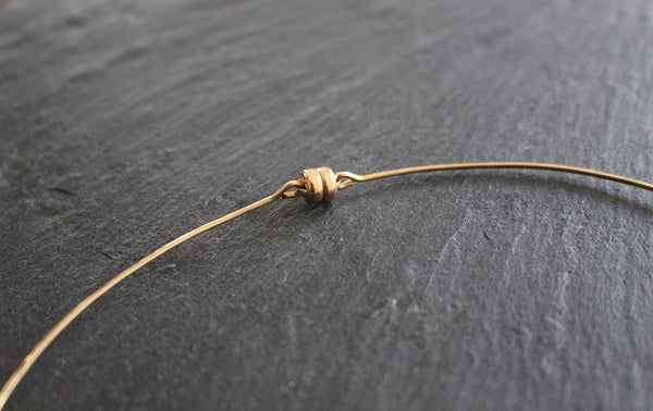 CHOKER BLACK LEATHER TASSEL