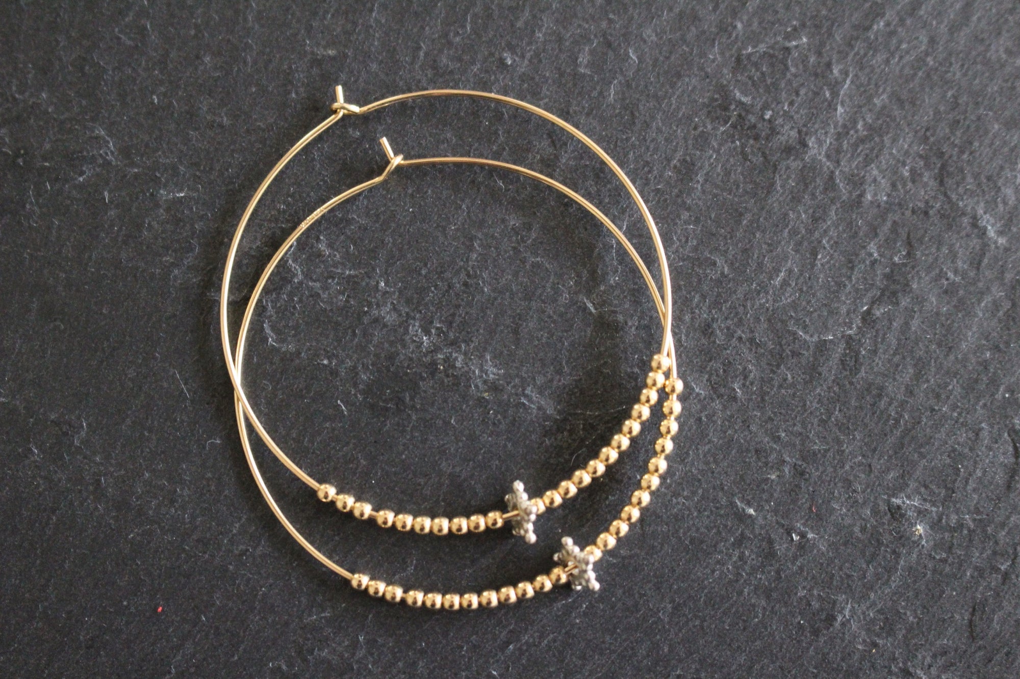 EARRING STAR HOOP