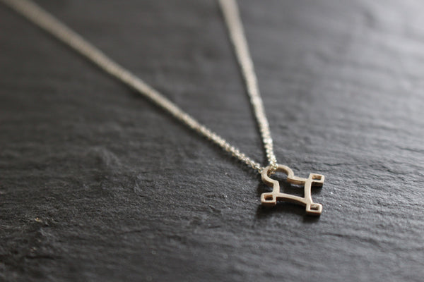 AGADEZ CROSS STERLING SILVER NECKLACE CHAIN