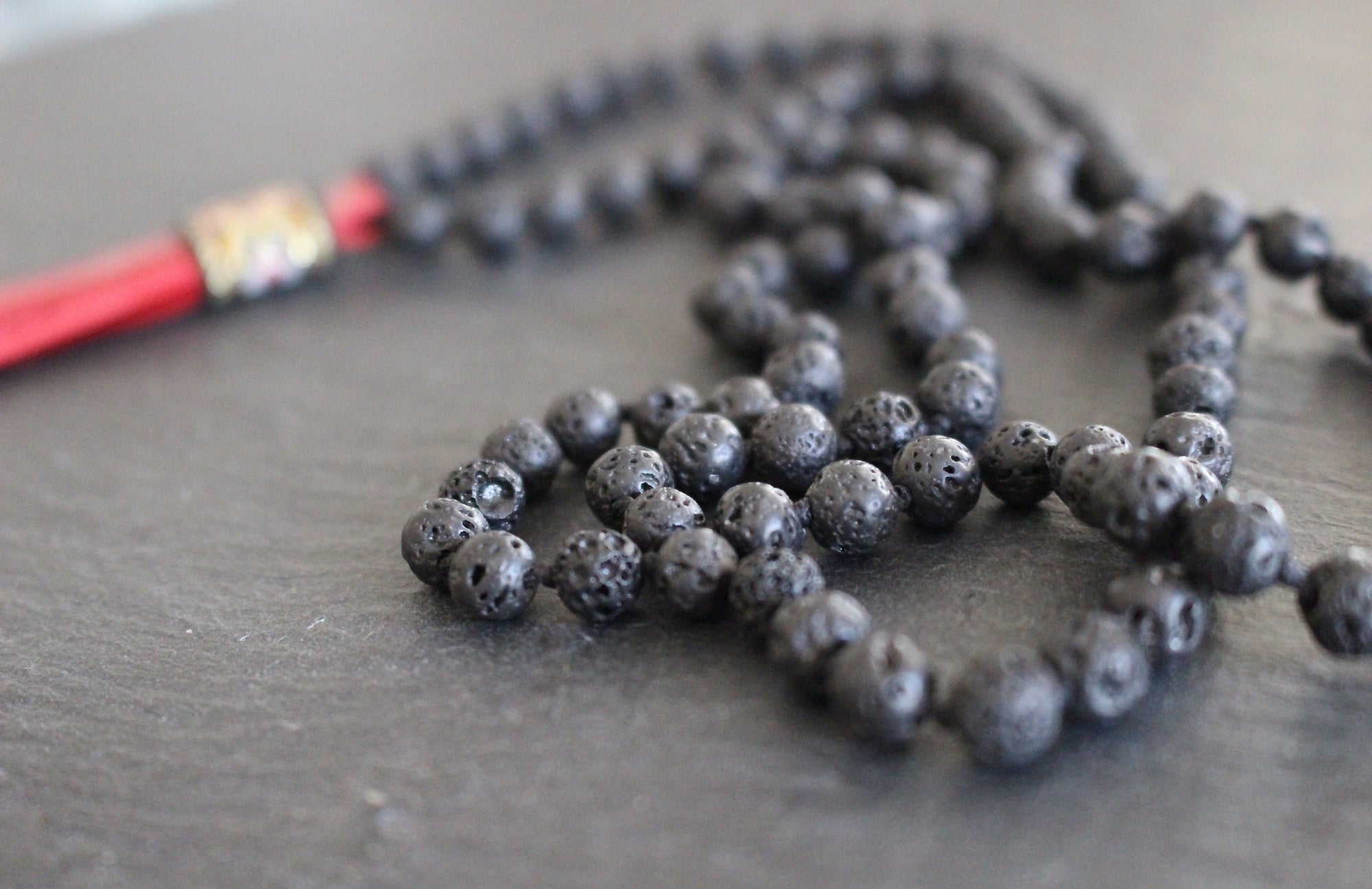 MALA LAVA RED TASSEL